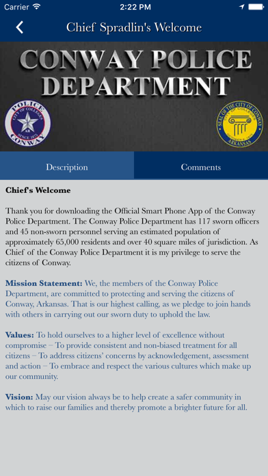 Screenshot #2 pour Conway Arkansas Police