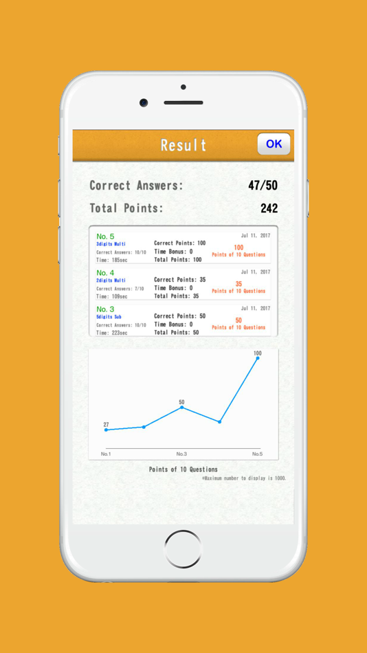 #3. Brain Training: Mental Calc (iOS) 由: Koki Yoshida