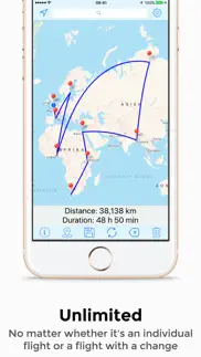 flight distance calculator iphone screenshot 3