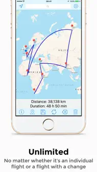 Flight Distance Calculator iphone bilder 2