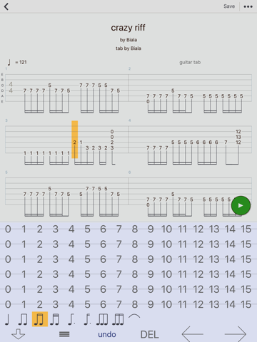 Guitar Tabs X - tabs editor screenshot 4