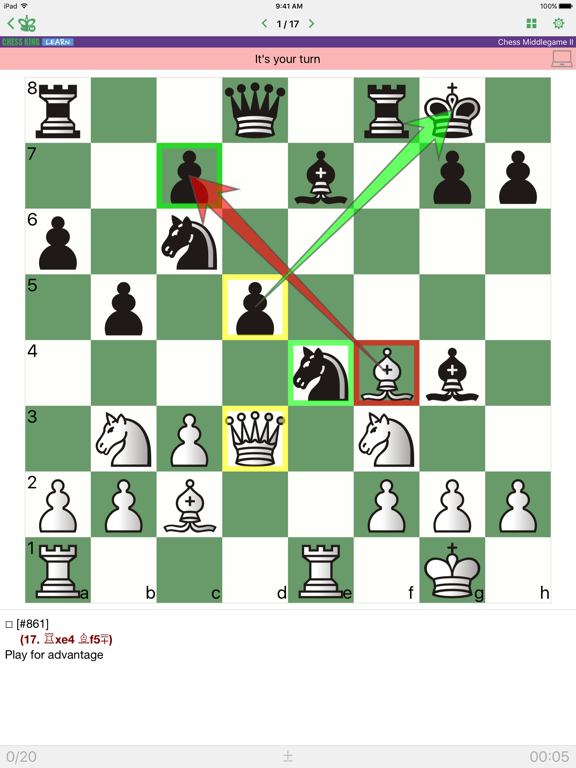 Screenshot #4 pour Chess Middlegame II
