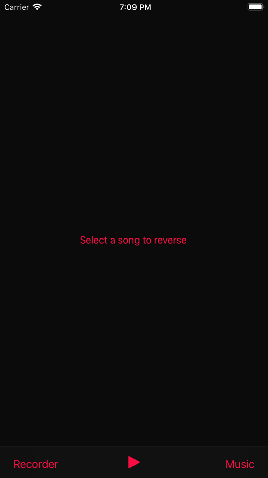 #1. Reverse Music Player (iOS) 由: JVico