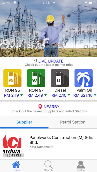 Sabah Construction App screenshot 2
