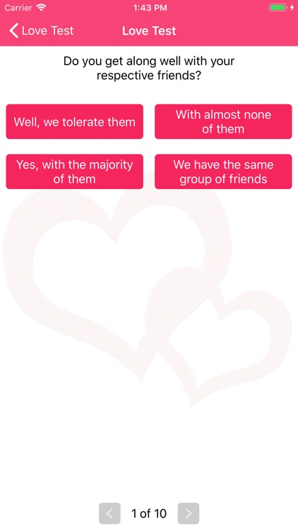 Love test compatibility