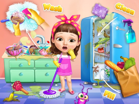 Sweet Baby Girl Cleanup 5 - No Ads iPad app afbeelding 1