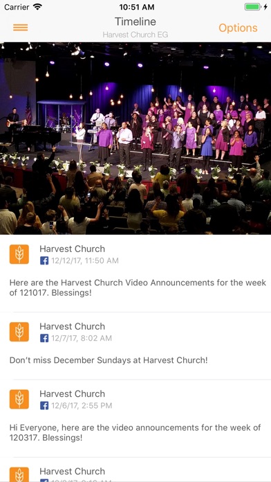 Harvest Church EG screenshot 2