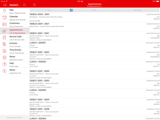 Screenshot #4 pour MobileTech R6.0 for Signature