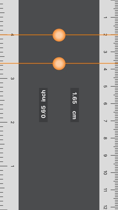 手机尺子测量器屏幕图片
