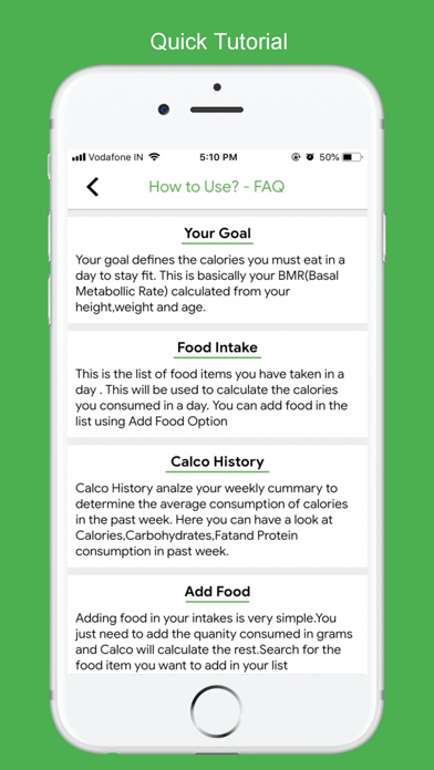 Screenshot #3 pour Calco - Calorie Calculator