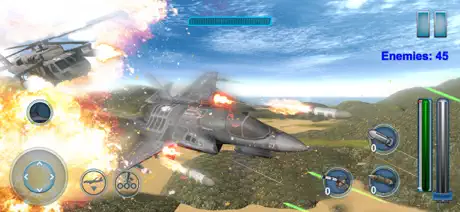 F35 Jet Fighter Dogfight Chase