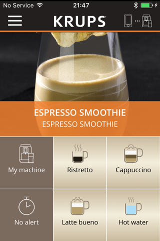 Krups Espresso screenshot 2