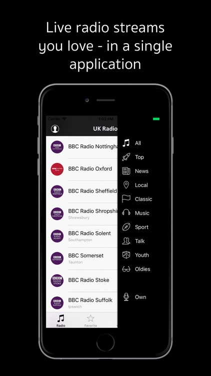 UK Radio - live radio stations