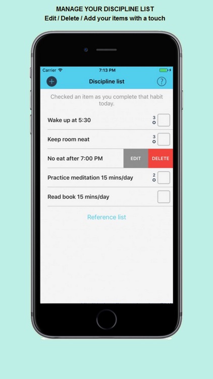 Self-discipline: build good habits,make happy life