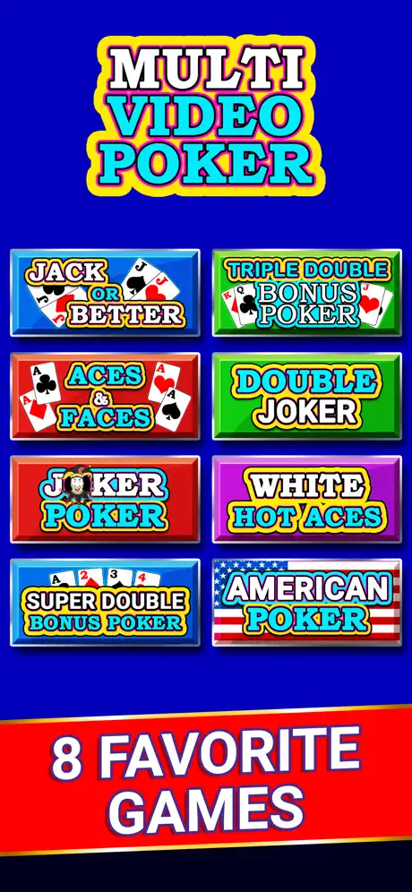 Video Poker : Casino Card Game