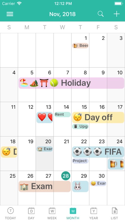 BigCal - Month view calender