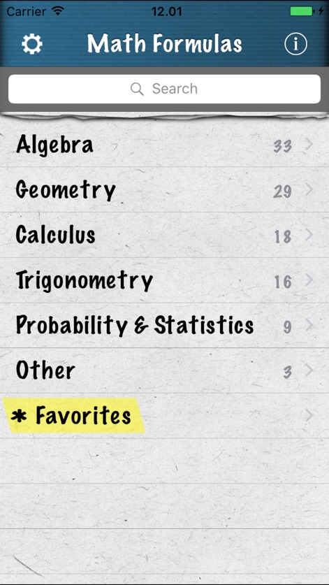 Math Formulas - Ref. Guide - Education App | MWM