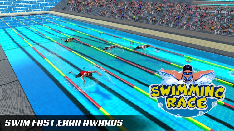 Water Swimming Diving Race screenshot-3