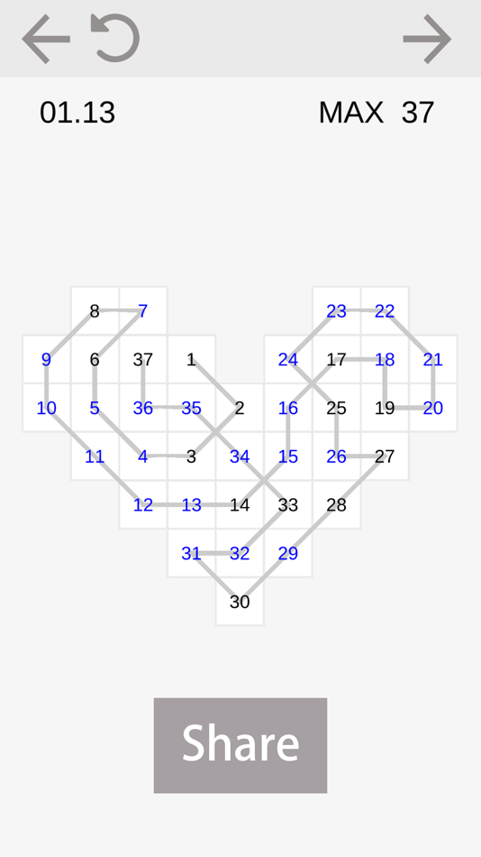 #1. Number Chain - Connect Number (iOS) Podle: 剑虹 王
