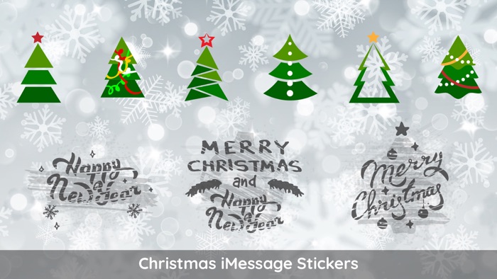 Christmas Tree Party Sticker