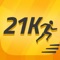 The Ultimate 1/2 Marathon training app: 21K Runner is the easiest and most successful program for training for your first 21K