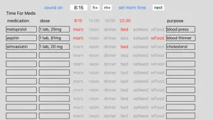 Time For Meds screenshot #2 for iPhone
