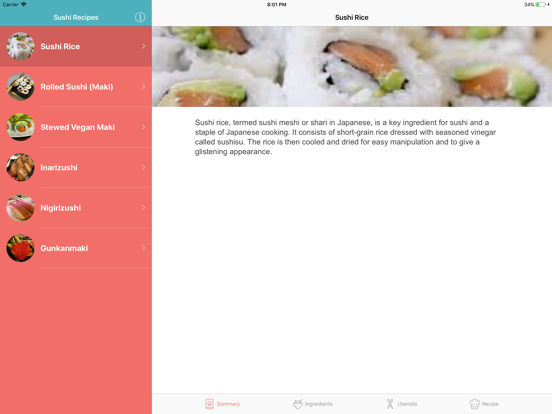 Screenshot #5 pour Sushi Recipes Japanese Cuisine