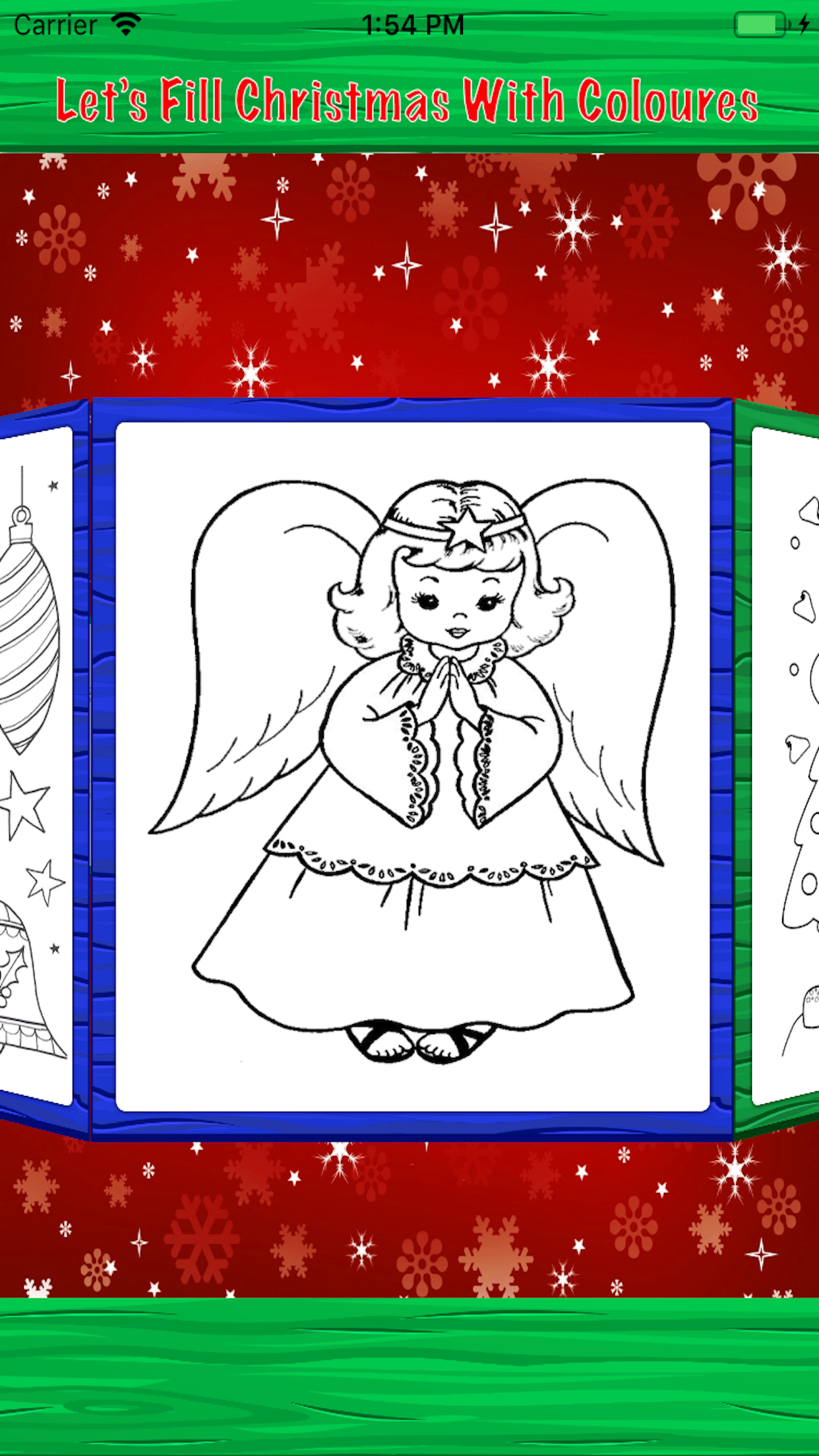 Christmas Colouring Page Book screenshot 4