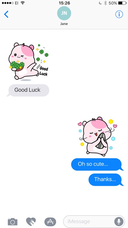 Kiki Hamster Stickers screenshot-3