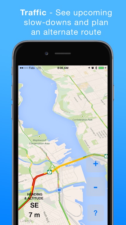 HeadsUp Drive: Traffic App