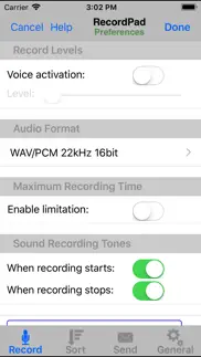 recordpad sound recorder iphone screenshot 2