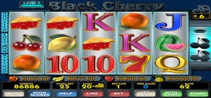 Slots! Black Cherry screenshot #1 for iPhone