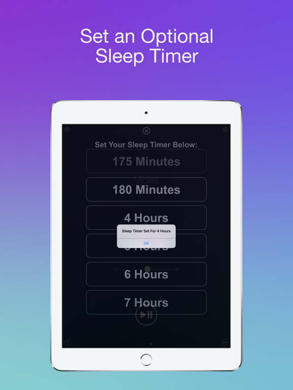 White Noise Sleep Aid iPad screenshot 5 - Health & Fitness app