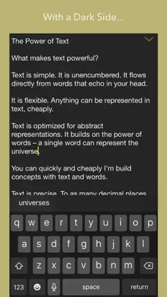 Text Editor by Qrayon iPhone image 2