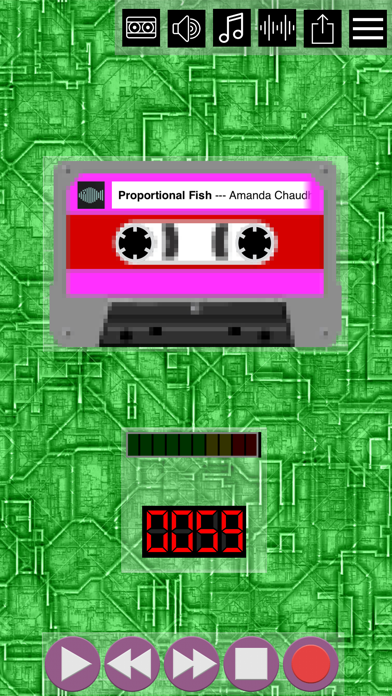 CatSynth Cassette iPhone screenshot 4 - Music app