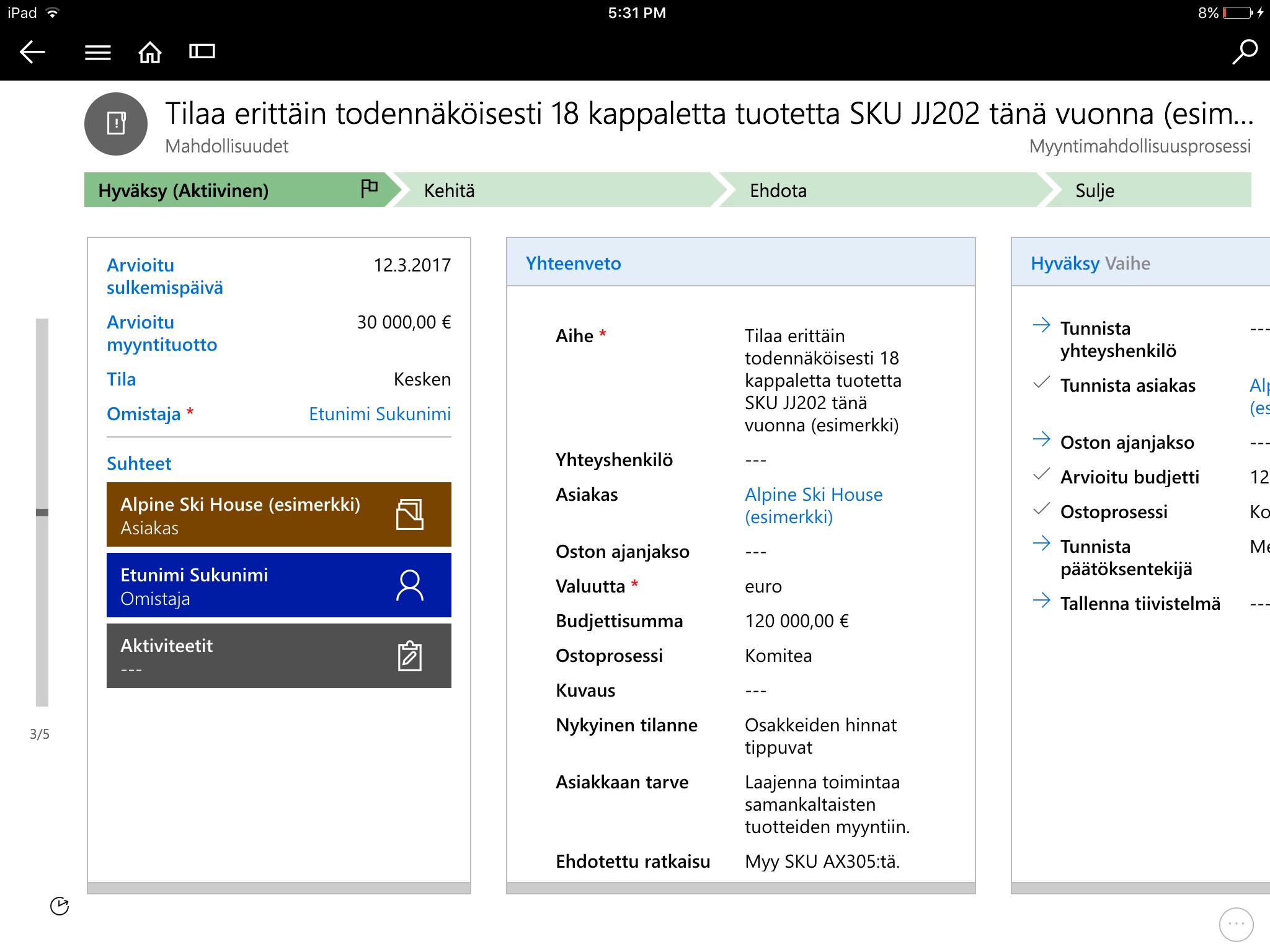 Microsoft Dynamics 365 screenshot 3