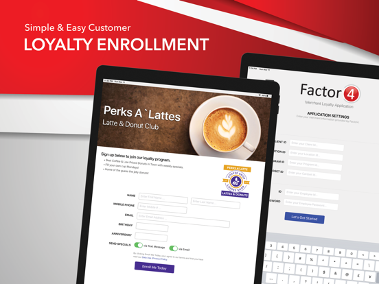Screenshot #4 pour F4 Loyalty Enrollment App