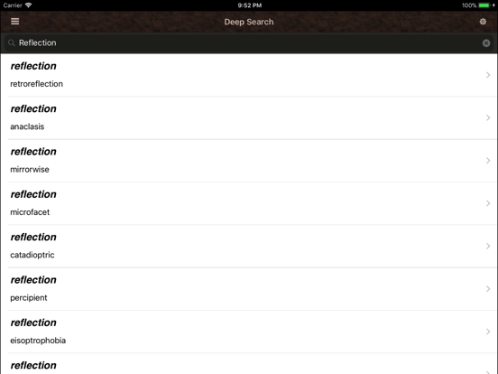 Grand Tour Dictionary English iPad screenshot 4 - Education app
