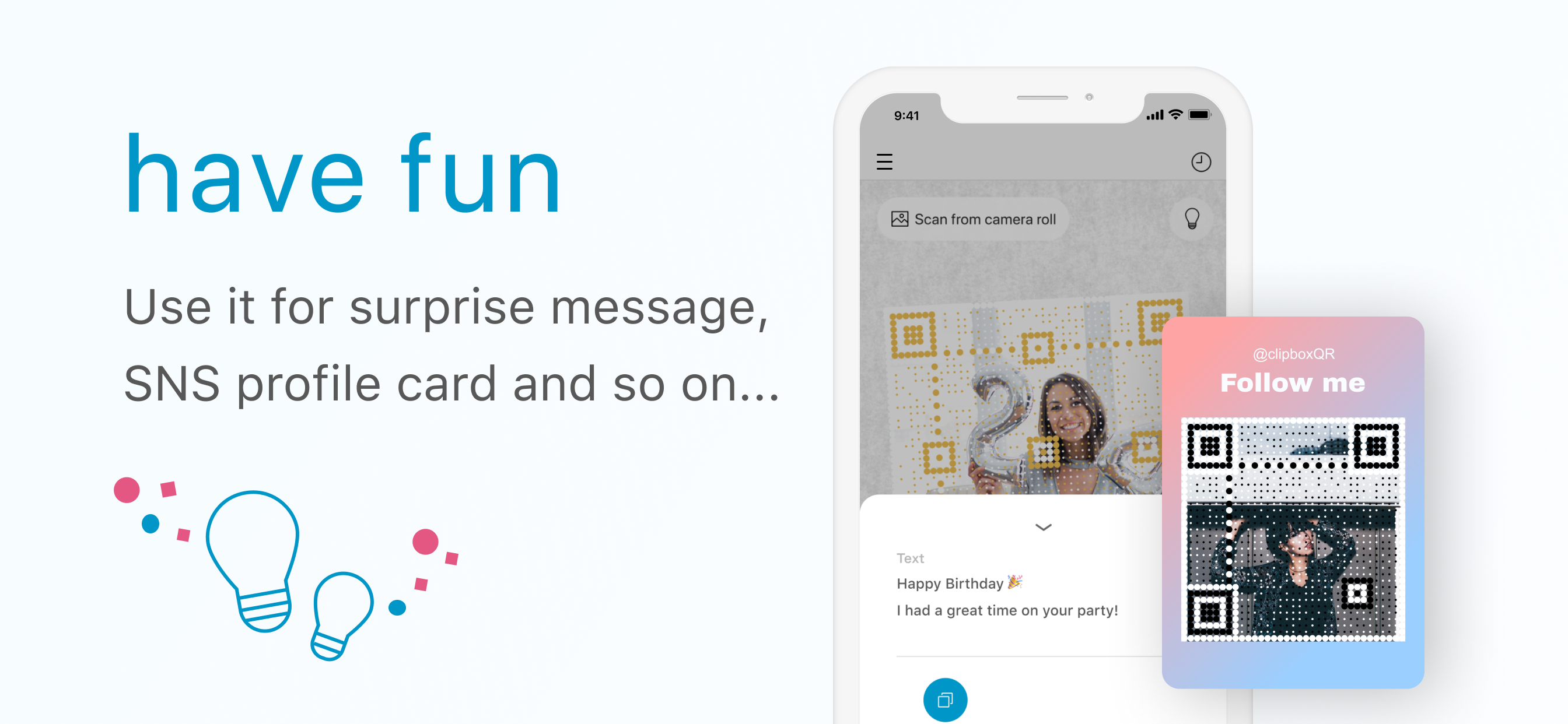 Clipbox QR code reader