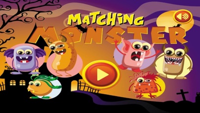 Halloween Monster Cards Matching app screenshot