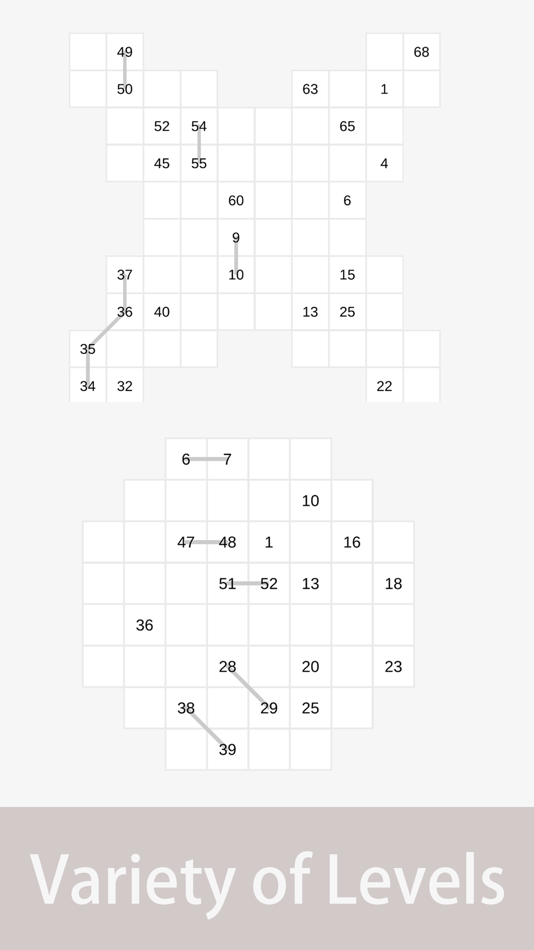 #3. Number Chain - Connect Number (iOS) Podle: 剑虹 王