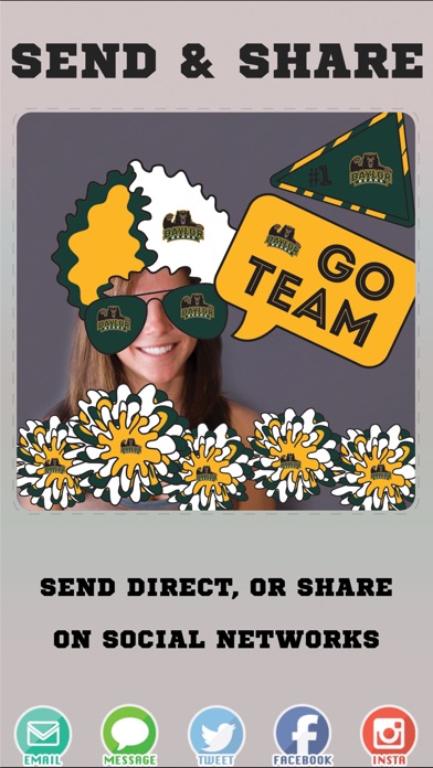 Baylor Bears Selfie Stickers screenshot 4