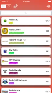 Suriname Radio Live Player (Dutch / Paramaribo) screenshot #1 for iPhone