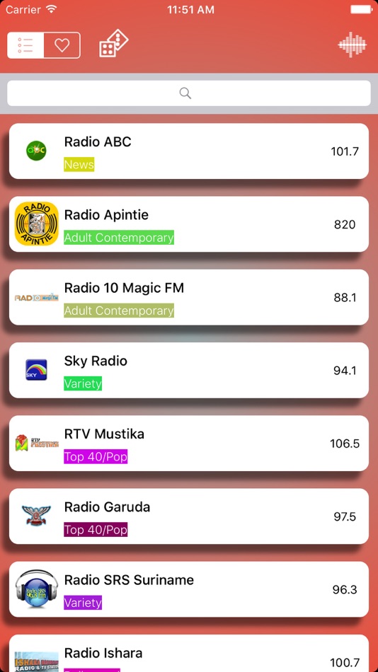 Suriname Radio Live Player (Dutch / Paramaribo) - 1.2 - (iOS)