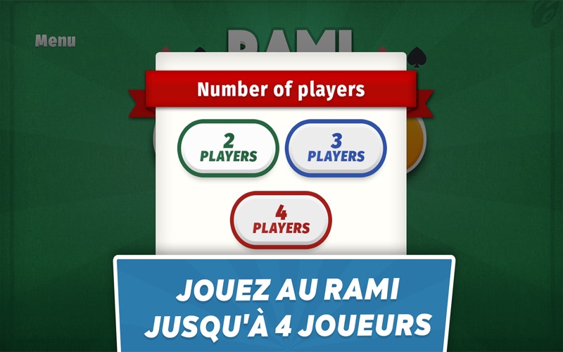 Screenshot #2 pour Rami - jeu de cartes