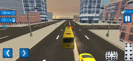 Modern Bus Coach Driving