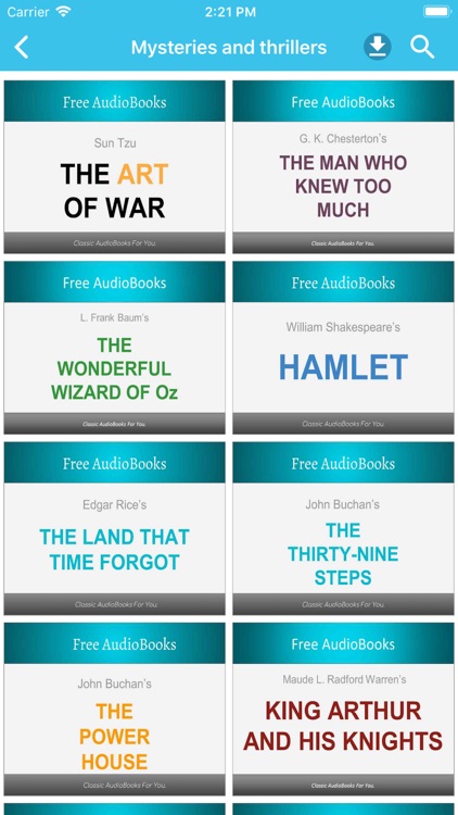 Mysteries & Thriller Audiobook