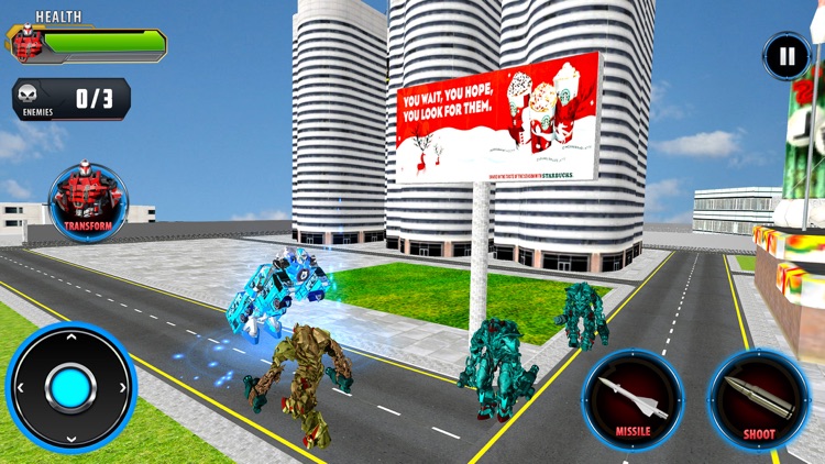 Police Car Robot Transform screenshot-3