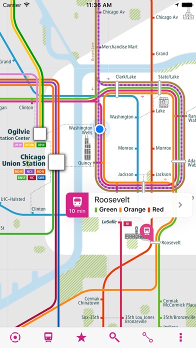 Screenshot #1 pour Chicago Rail Map Lite