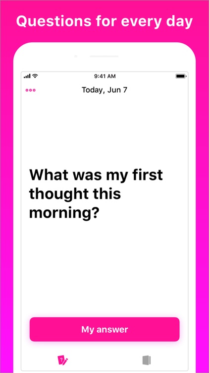 Endless Journal - Q&A Diary screenshot-0